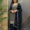 Plus Size - Party Wear Georgette Sharara Sets