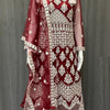 Heavy Work Floor Length Dress Size 38 - Intricate Party Wear