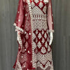 Heavy Work Floor Length Dress Size 38 - Intricate Party Wear