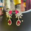 Silver Finish Party Wear Earrings