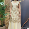 Party Wear Sharara Set Size 36 with Gold Zari Embroidery Work