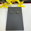 Flower Stud Earrings - AD stones