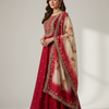 Plus Size- Size 46- Pink Anarkali Party Wear Dress - Elegant Ethnic Gown