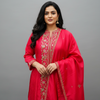 Plus size- Colorful Party Wear Anarkali kurti sets