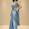 Ready to Wear Saree with Overcoat