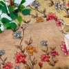 Tissue saree with applique work