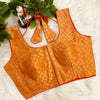 Benarasi Style - Front opening Brocade Blouse