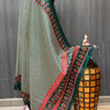 Patola Dupatta - Stylish Green and Red Color Patola Print Duppatta
