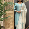 Plus Size - Pastel colors plus size kurti sets