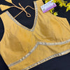Plain Blouses with Gold Border- Size 38
