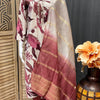 Leaf Pattern Cotton 3 piece Kurti set