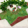 Vibrant Multi Colors Work blouse - Size 40