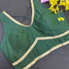 Plain Blouses with Gold Border- Size 38