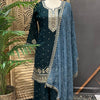 Women’s Plus Size Teal Blue Palazzo Sets