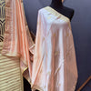 Satin Silk Dupattas with Gold Zari Work