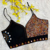 Fancy Thin Strap Kalamkari Blouses in Cotton- Size 38