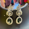 Pretty Party Wear - Silver Finish Earrings