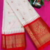 Semi Gadwal Silk Checks Saree