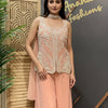 Pastel Colors Stylish Party Wear Palazzo/Sharara set