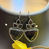 German Silver Hook Style/Hanging Earrings