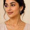 Micro Gold Polish Necklace Set - Jewelry - Necklace Set - Anandi Fashions