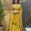 Pastel Gold - Plus size lehenga sets- Size 50