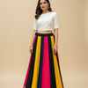 Pure Cotton Multicolor Skirt - Women - Skirt - Anandi Fashions