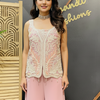 Pastel Colors Stylish Party Wear Palazzo/Sharara set