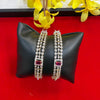 Party Wear CZ Bangles Set- (pair)