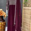 Georgette Party Wear Long Dress - Elegant Ethnic Gown