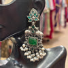 Premium Quality Oxidized Earrings with pearl hanging