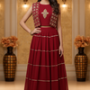 Teenage Girls - Lehenga set with Stylish Vest