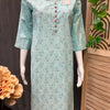 Pure Cotton Blue Kurti - Size 38/US XS