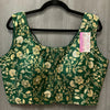 Brocade Floral Design Blouse Size 42 (Fits up to 44) - Designer Blouse