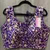 Front Opening Brocade Blouse Size 42 (Fits up to 44) - Designer Blouse