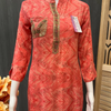 Rayon Kurti Set with Afghani Pants - Comfortable Ethnic Wear