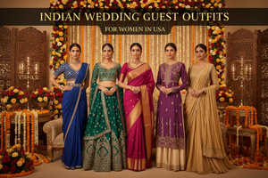Indian Wedding Guest Outfits for Women in USA