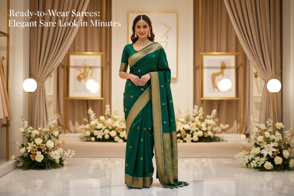 Ready-to-Wear Sarees: Elegant Saree Look in Minutes