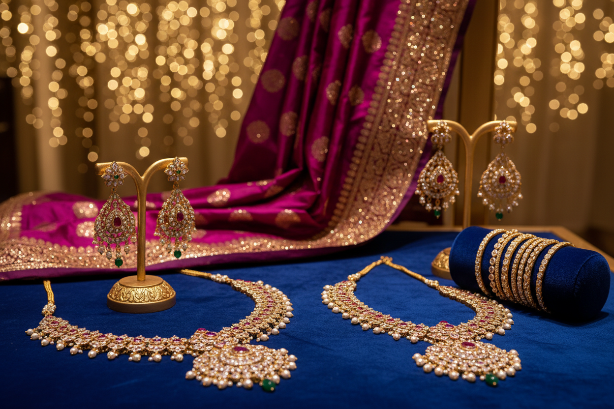 How to Choose Jewelry for Sarees, Lehengas, and Indian Outfits