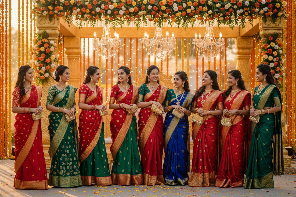 Girls Half Sarees and Ethnic Wear for Indian Events