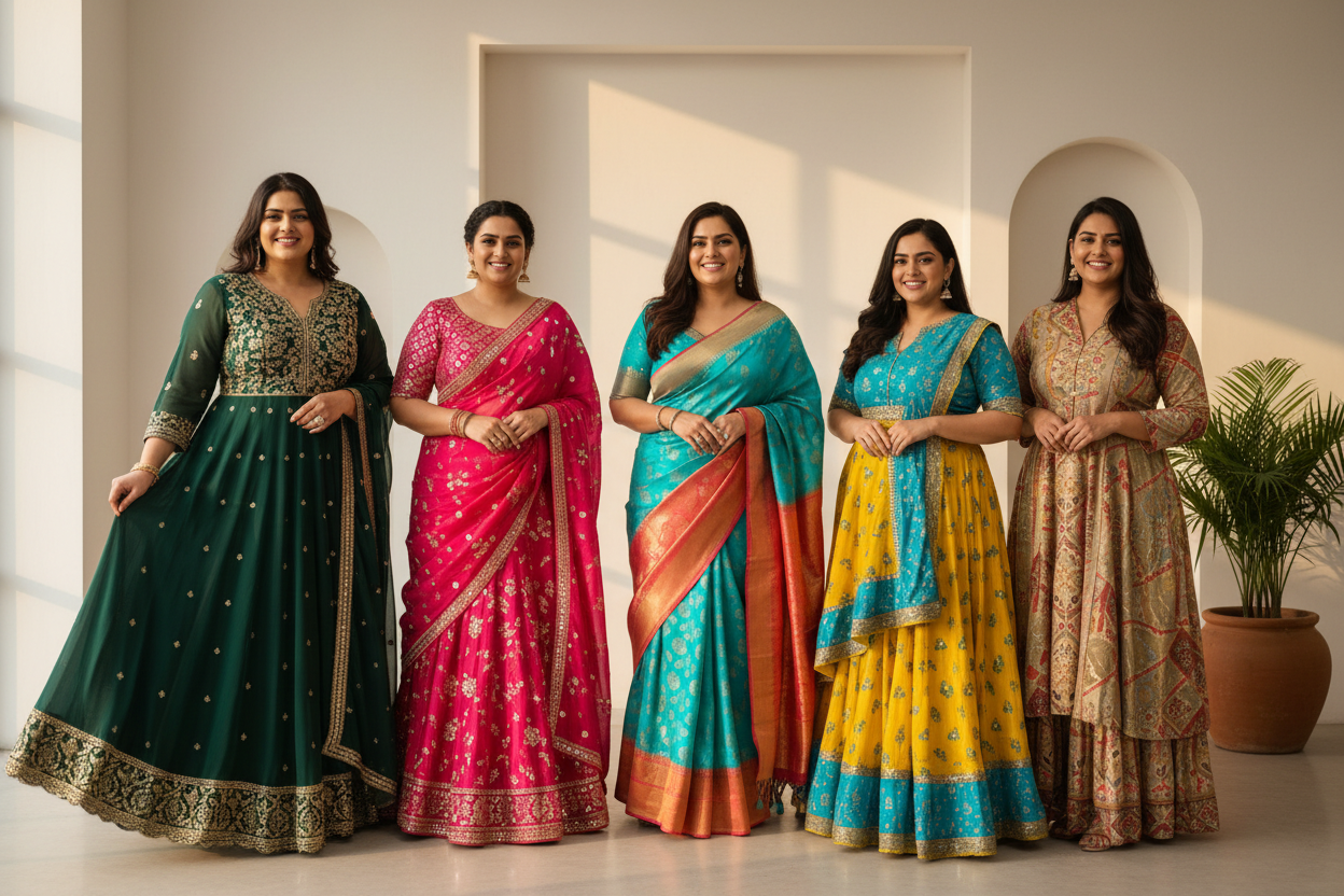 Plus Size Indian Ethnic Wear