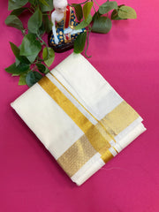 Men’s Silk Dhoti * with Gold Border
