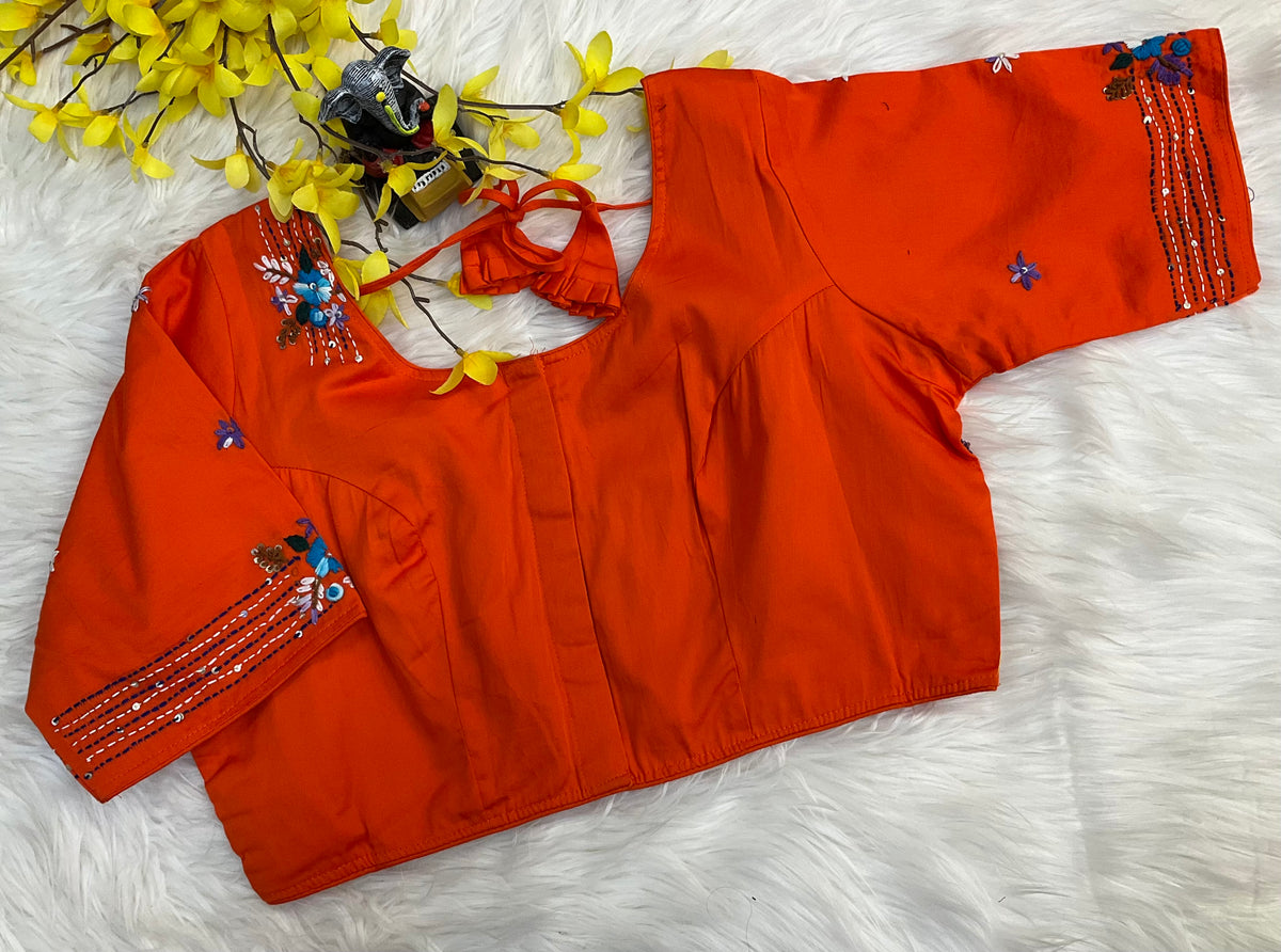 Embroidery Work Blouses- Size 40
