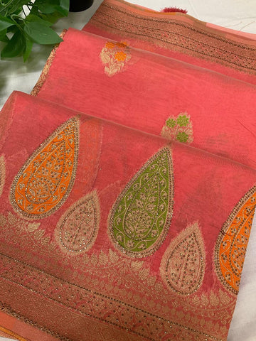 Banarasi Silk Saree - Five Stunning Colors with Great Designs