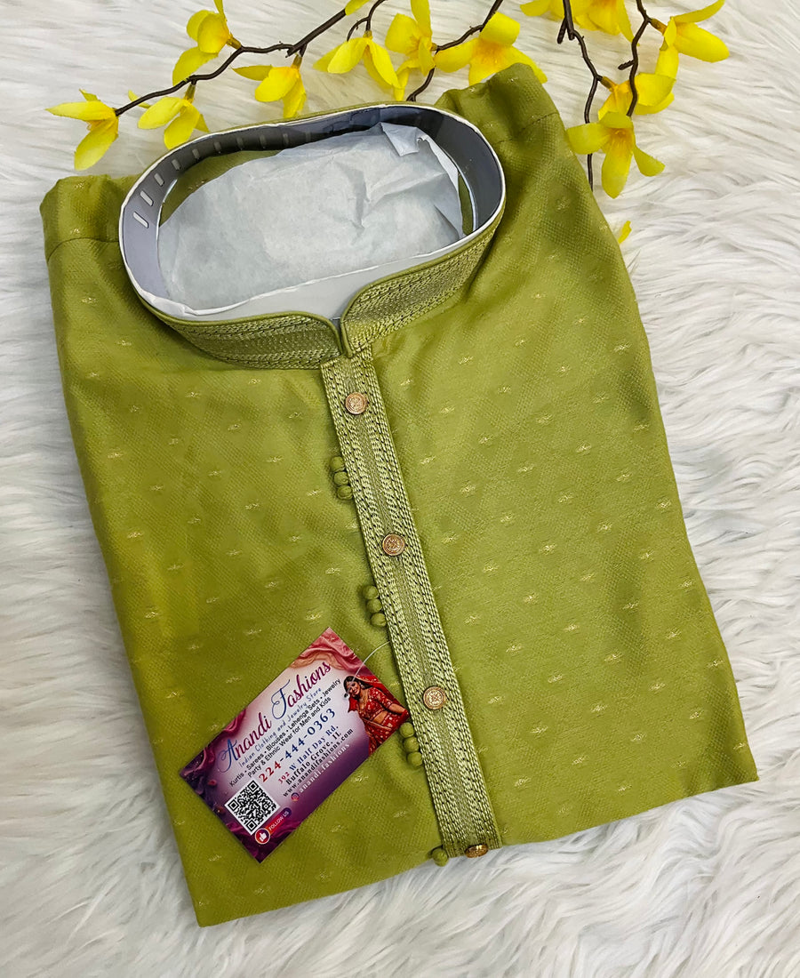 Men’s Green Kurta Set