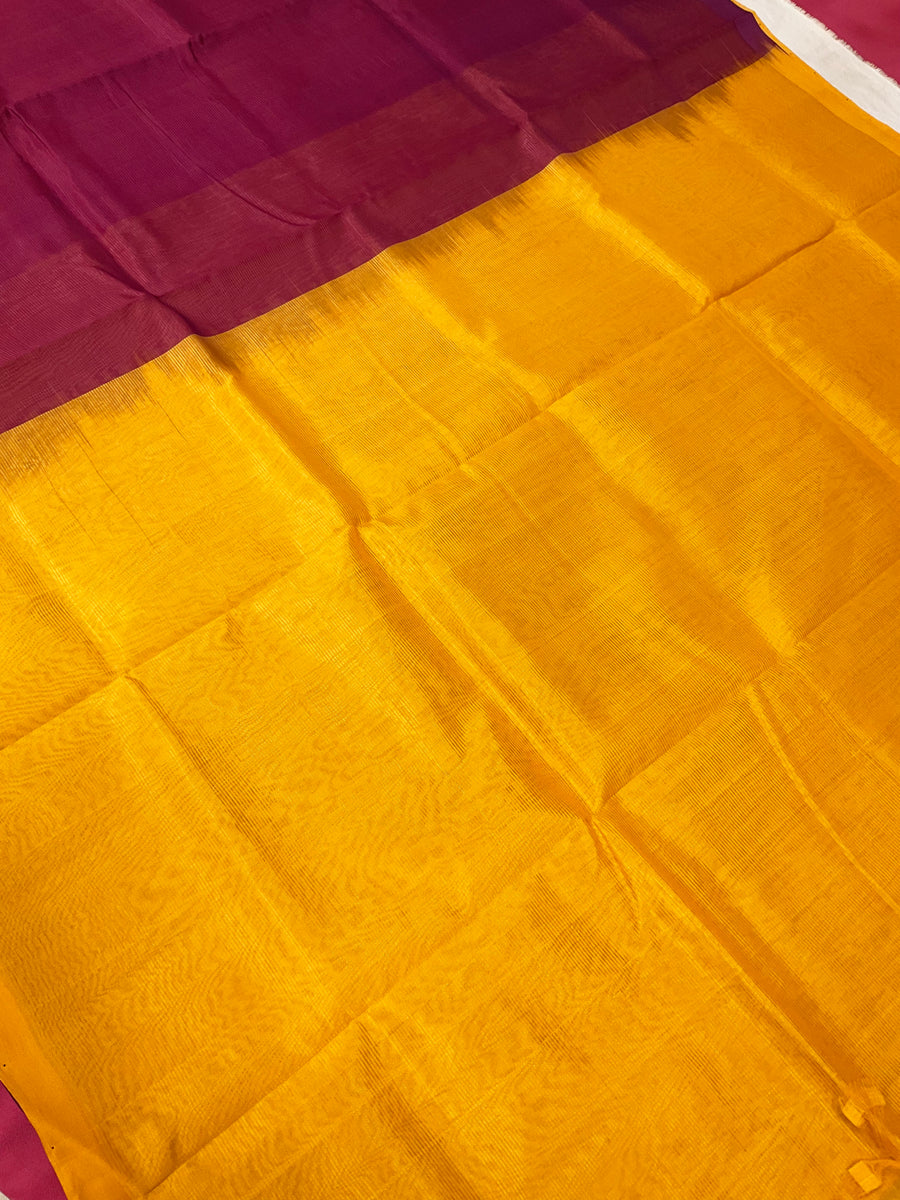 Mangalagiri Silk Plain Saree