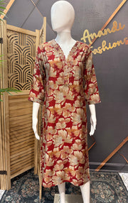 Women’s Floral Cotton Kurti