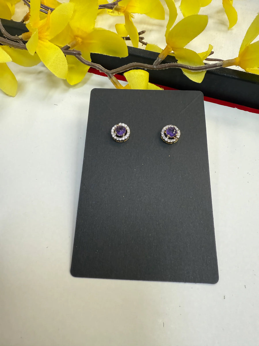 Small circle studs/earrings