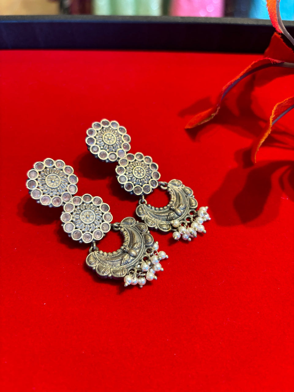 Premium Quality - German Silver Earrings image 0