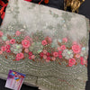 Net Heavy Embroidery Party Wear Saree - Intricate Work Elegant